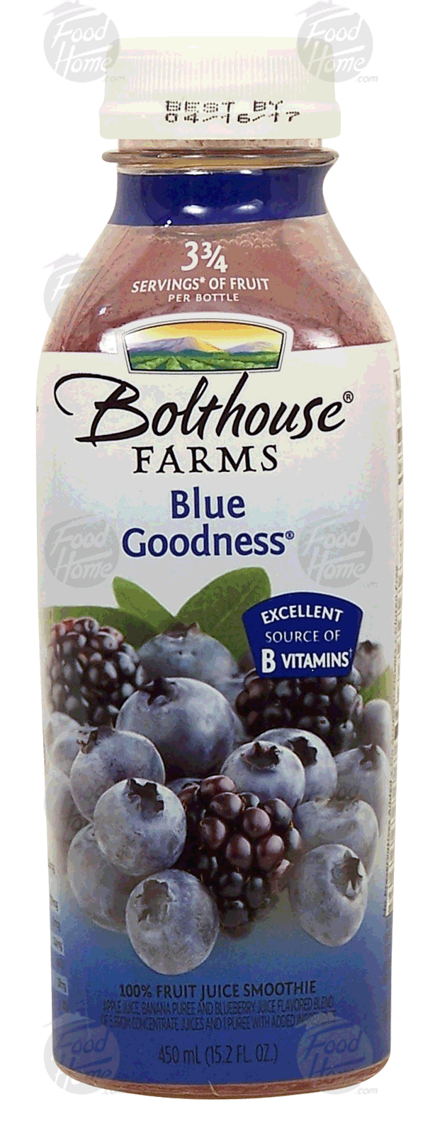 Bolthouse Farms Blue Goodness fruit juice smoothie, 100% juice Full-Size Picture